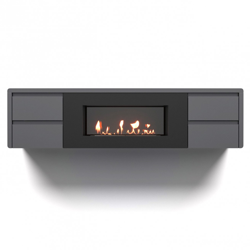 Тумба с биокамином Firelight BFP/P-1700 графит