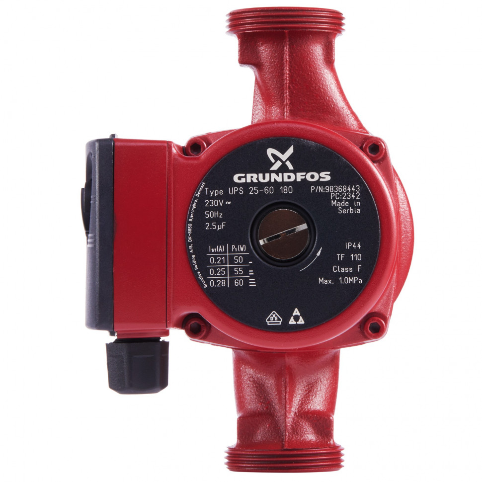 Насос циркуляционный GRUNDFOS UPS 25-60 EU