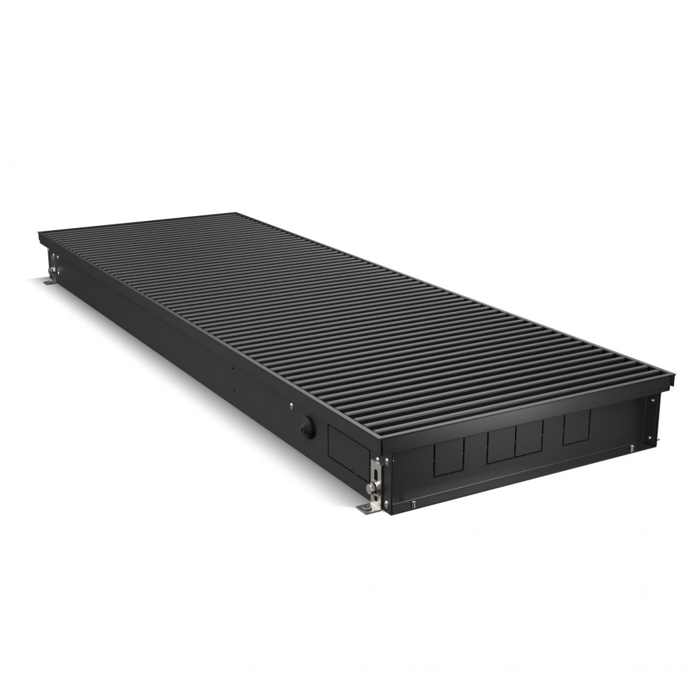 Конвектор внутрипольный Royal Thermo ATRIUM TURBO-90/400/2800-DG-U-BL