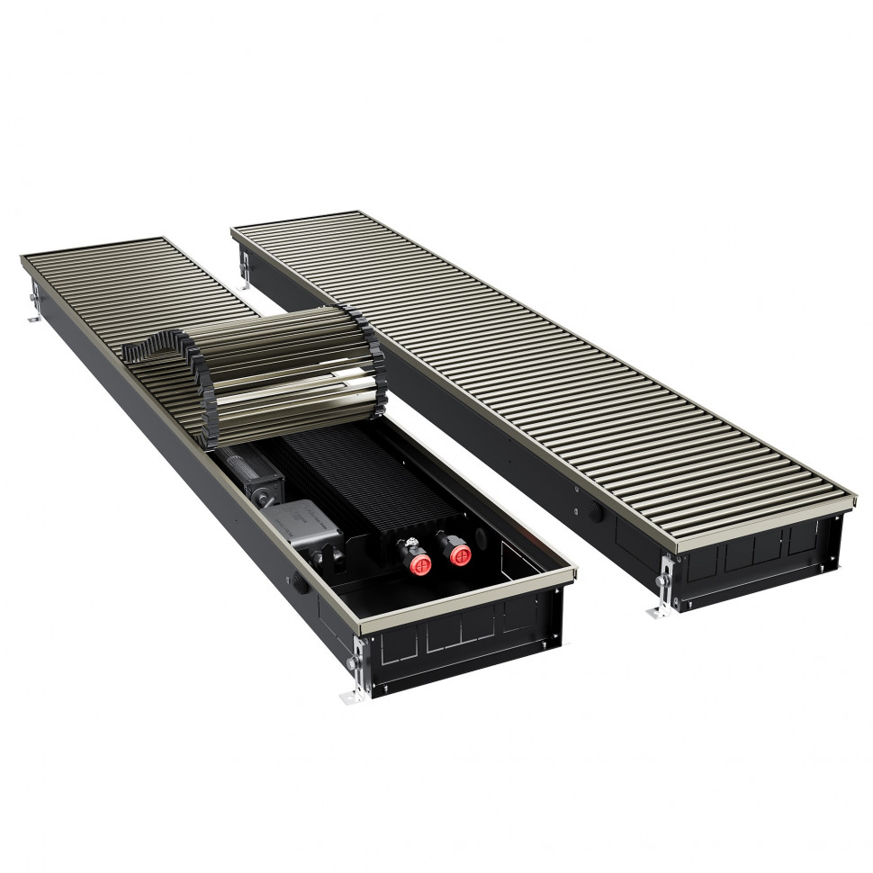 Конвектор внутрипольный Royal Thermo ATRIUM TURBO-90/250/2300-DG-U-LB