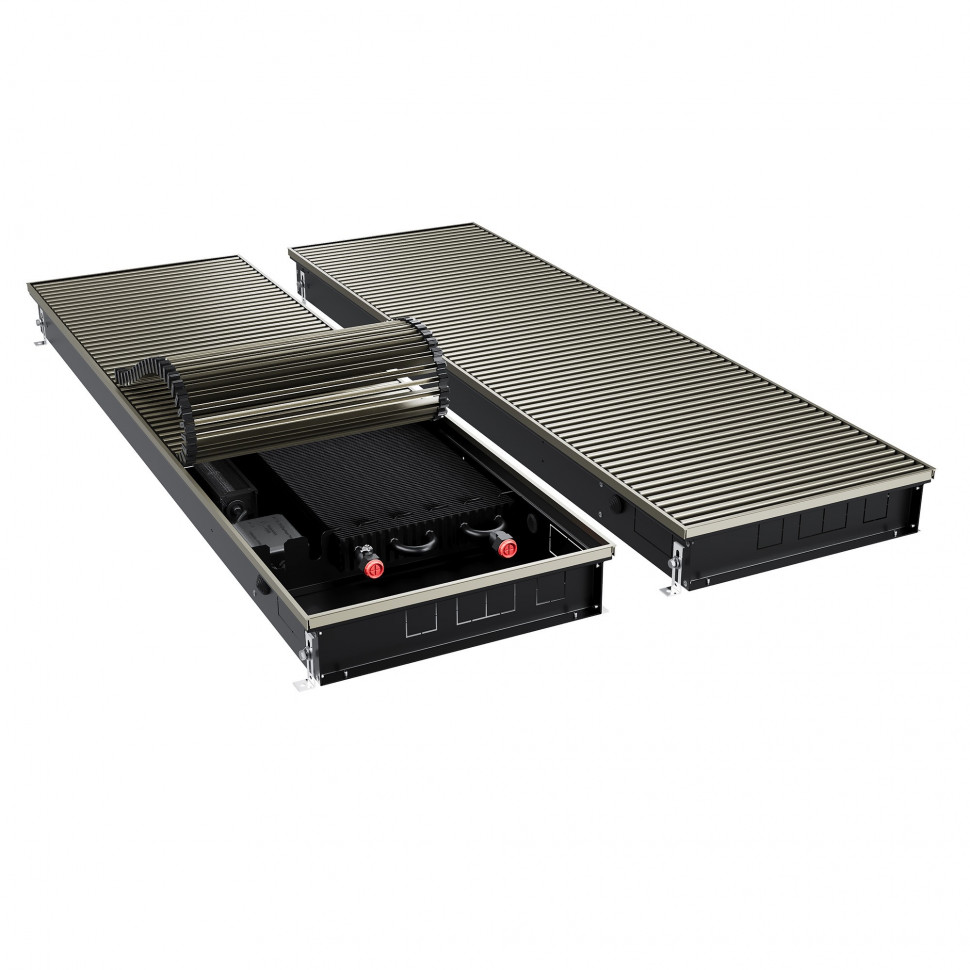 Конвектор внутрипольный Royal Thermo ATRIUM TURBO-90/400/2700-DG-U-LB