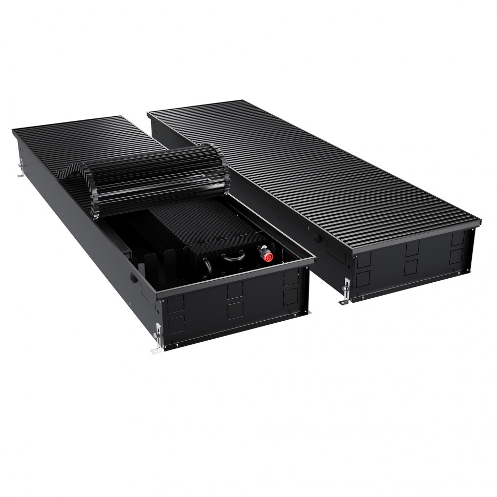 Конвектор внутрипольный Royal Thermo ATRIUM TURBO-150/400/3000-DG-U-BL