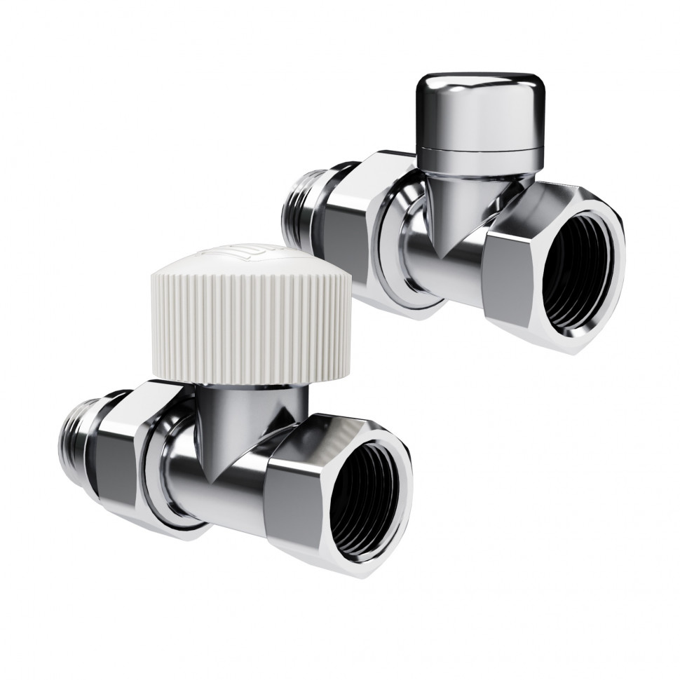 Набор термостатический прямой Royal Thermo Design 1/2quot;М30х1,5 (Хром)