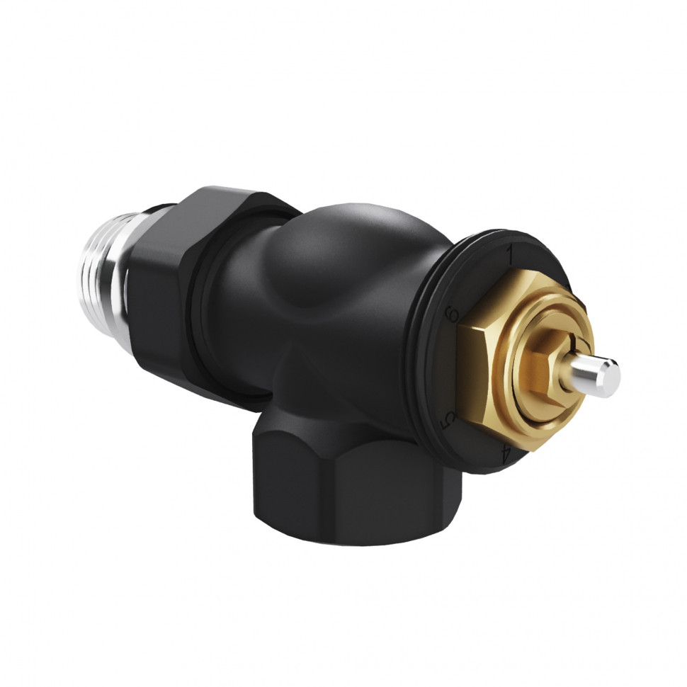 Набор термостатический осевой Royal Thermo Design 1/2quot;М30х1,5 (Черный)