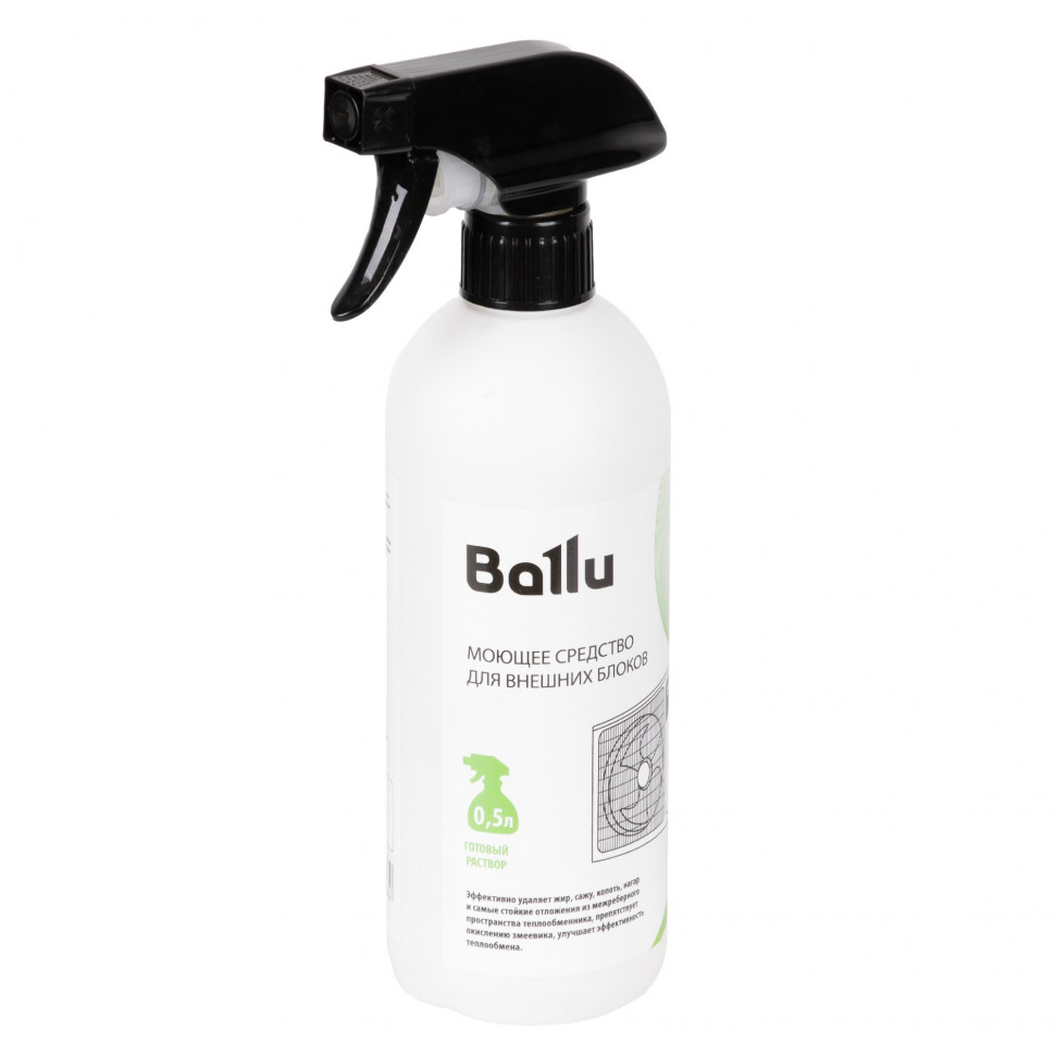 Средство моющее Ballu для внешних блоков, готовый раствор 0,5 л