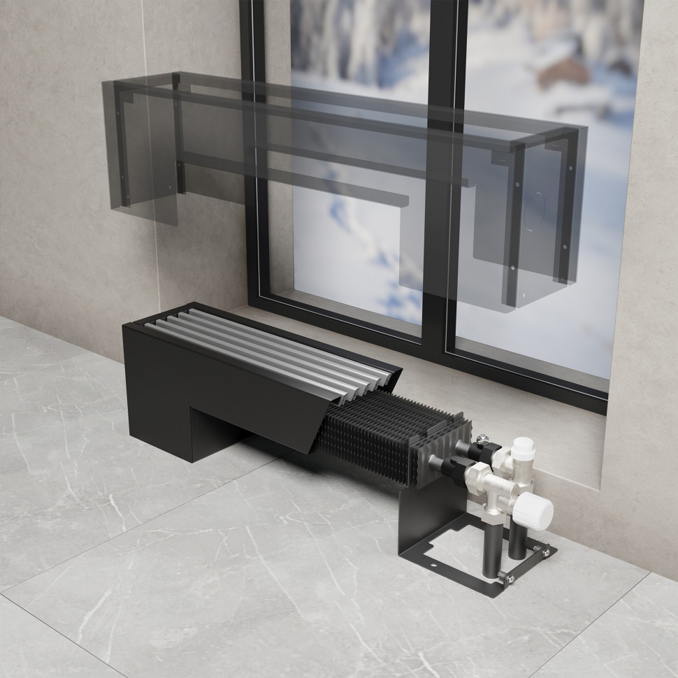 Конвектор напольный Royal Thermo STEP-130/130/1000-2-N-WT-LG-NA