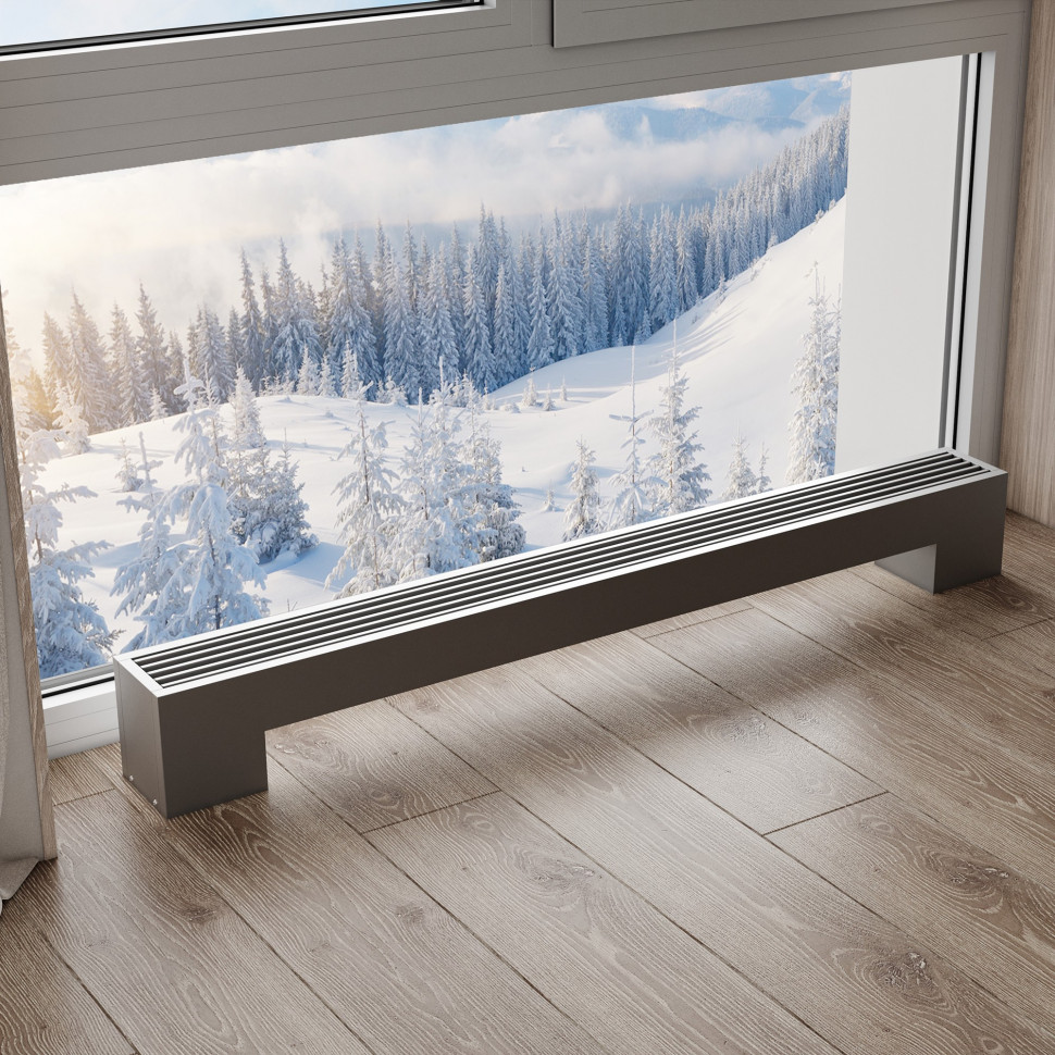 Конвектор напольный Royal Thermo STEP-130/130/1000-2-N-WT-LG-NA