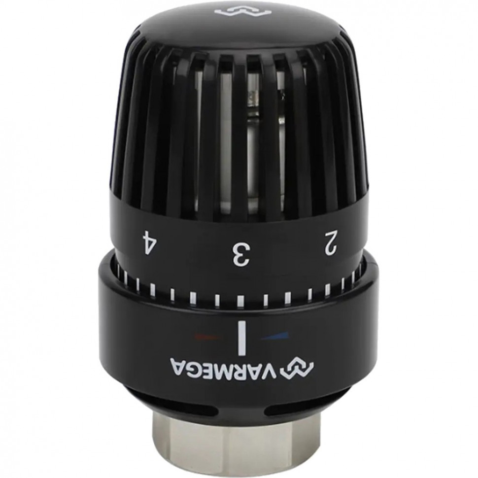 Головка термостатическая VARMEGA M30х1.5 без датчика черная VM11002