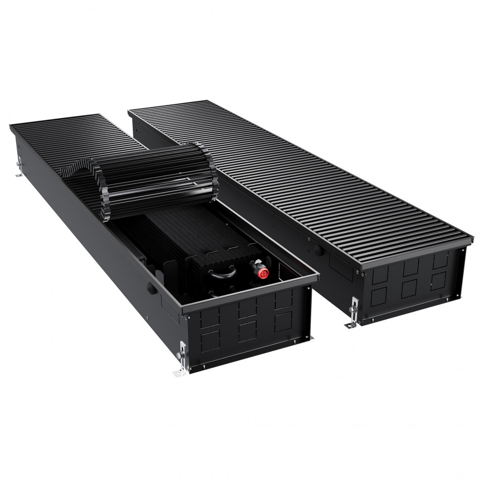 Конвектор внутрипольный Royal Thermo ATRIUM TURBO-150/300/2100-DG-U-BL
