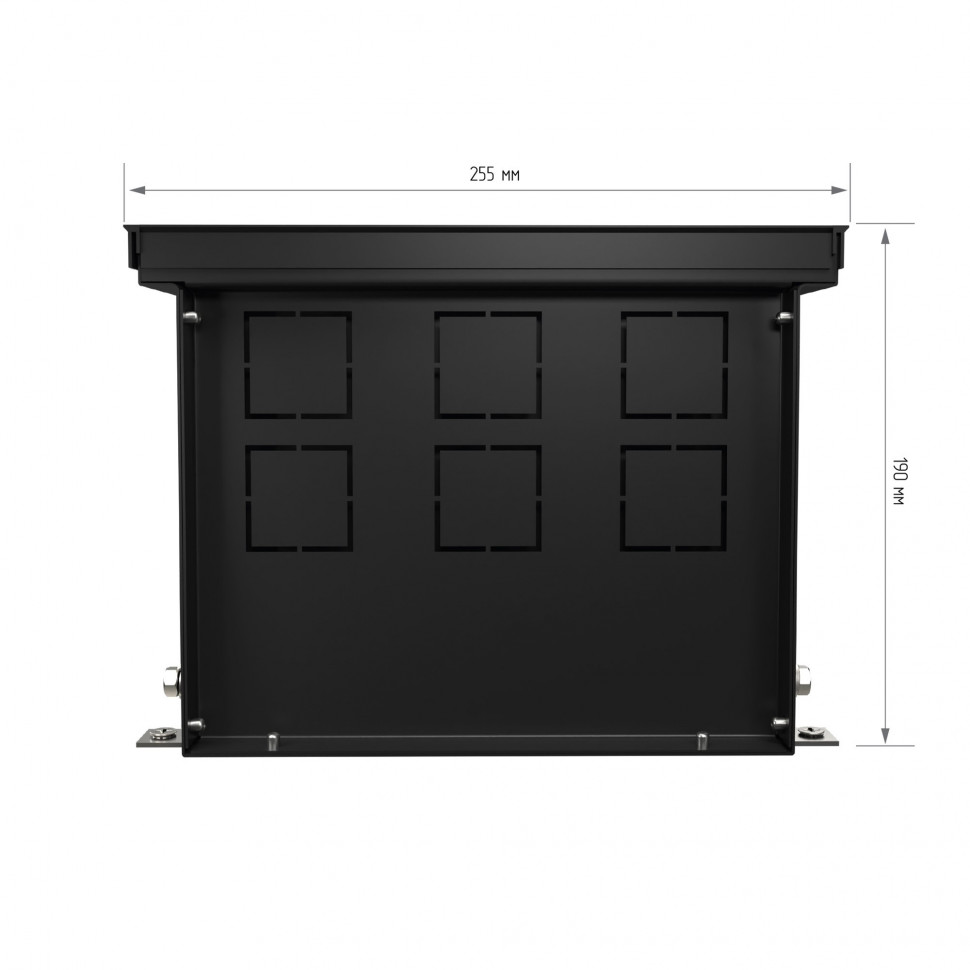 Конвектор внутрипольный Royal Thermo ATRIUM TURBO-190/250/2500-DG-U-BL